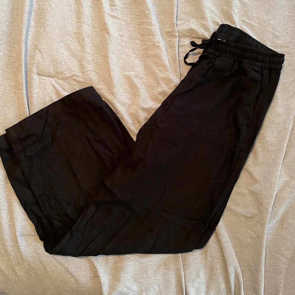 Wide leg casual pants